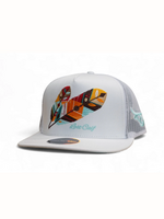 Tribe White Flat Hat
