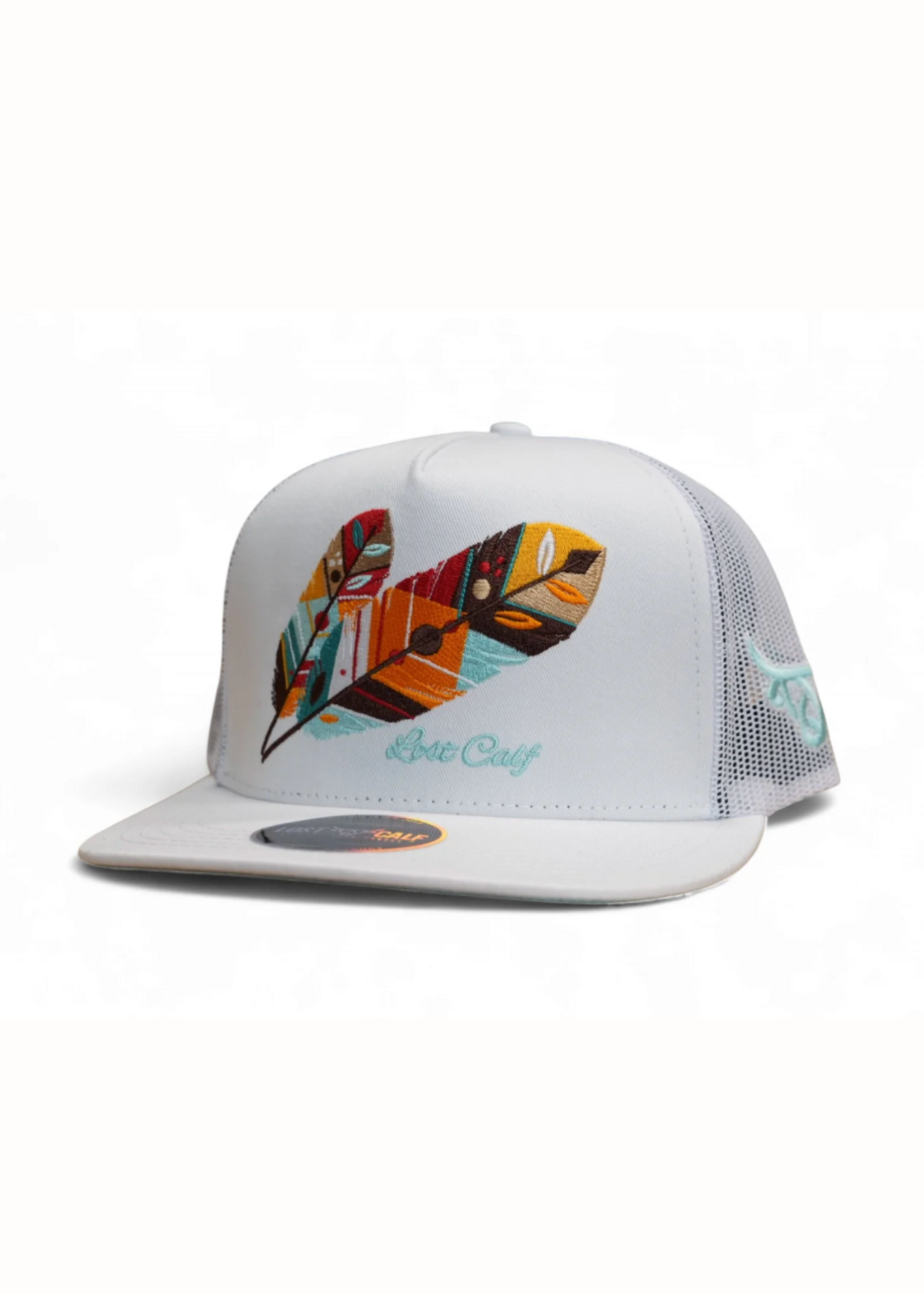 Tribe White Flat Hat
