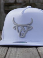 White Cattle Flat Hat