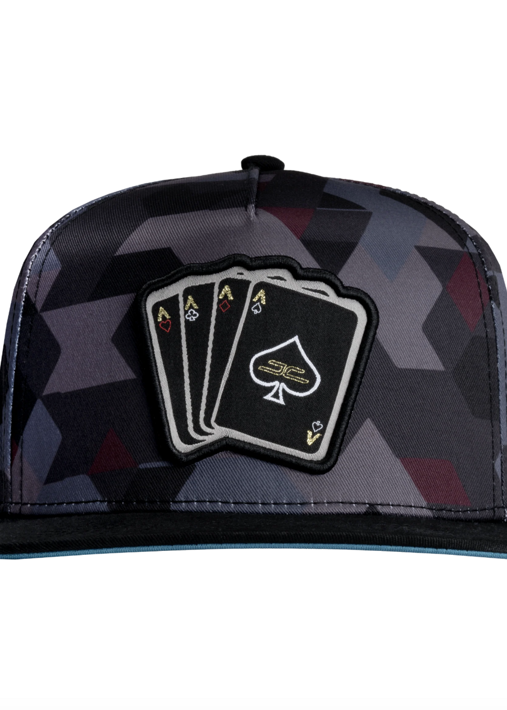 Poker Blue/Red Hat