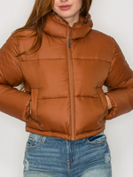 Snowy Winter Vibes Jacket BROWN *FINAL SALE*