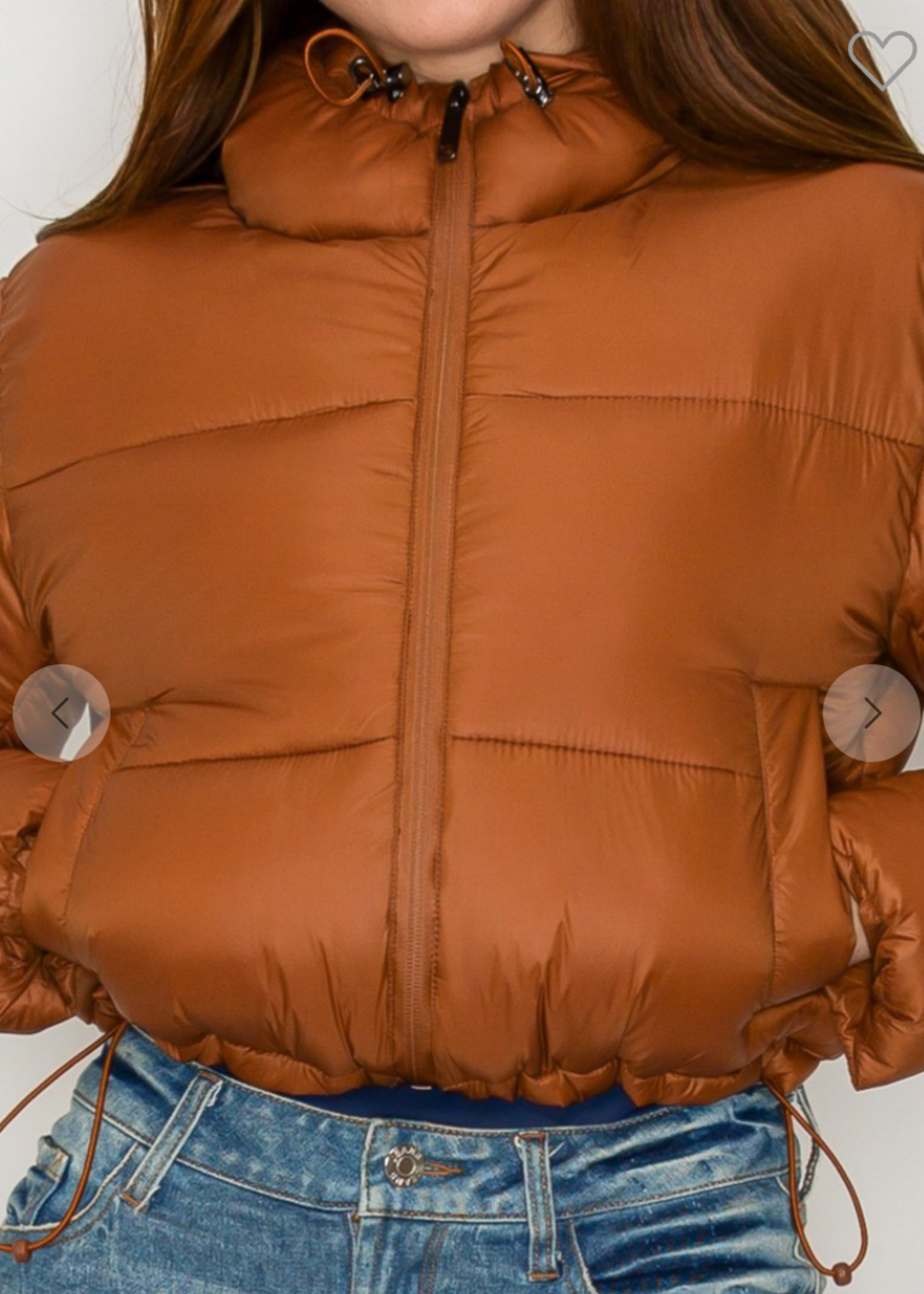 Snowy Winter Vibes Jacket BROWN