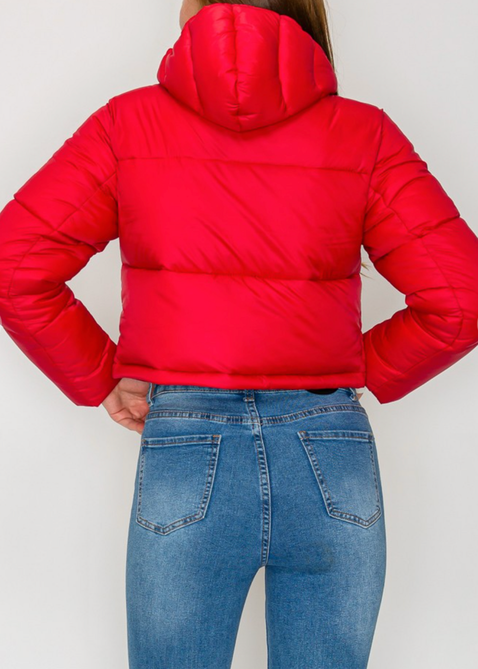 Snowy Winter Vibes Jacket RED