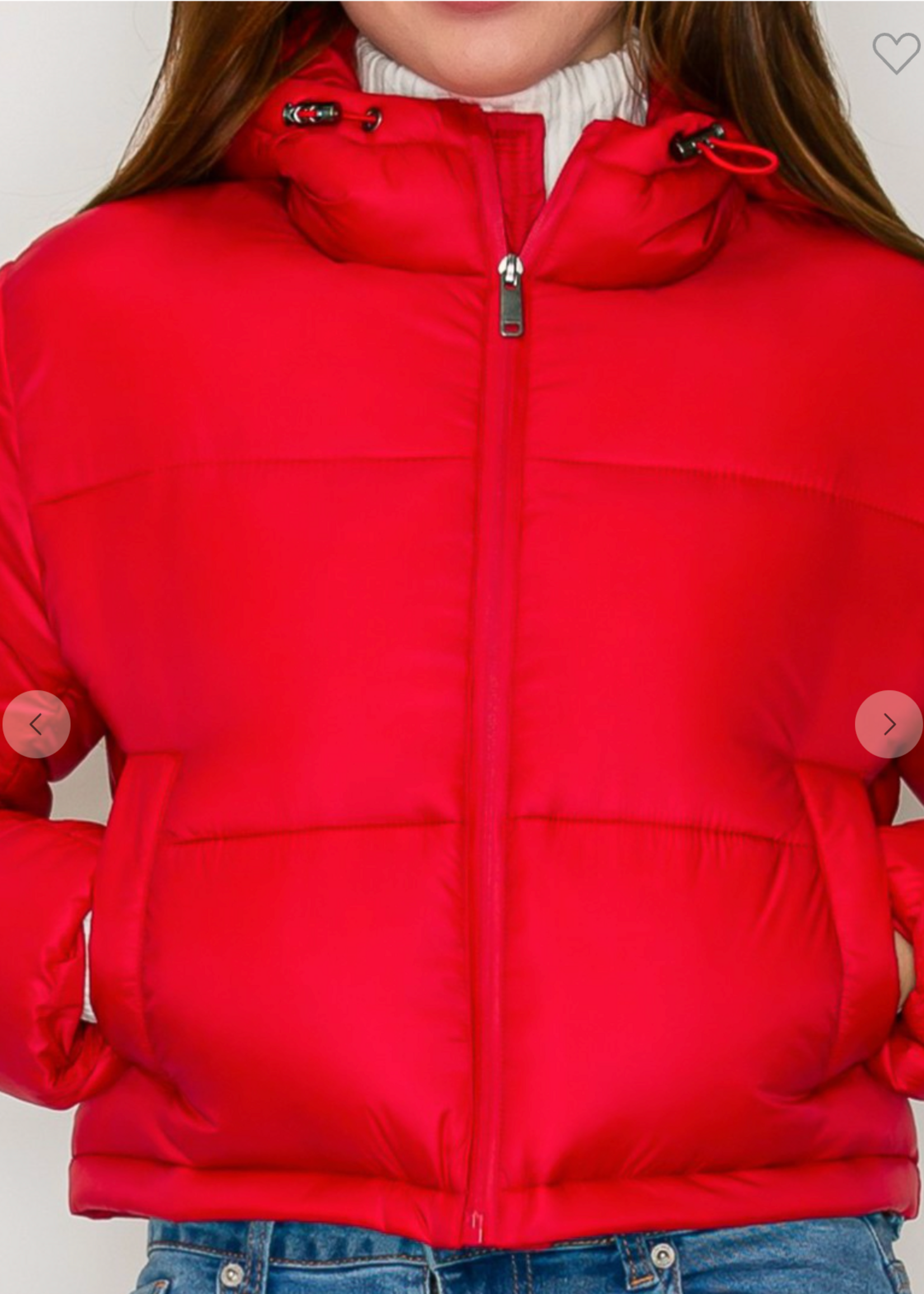 Snowy Winter Vibes Jacket RED