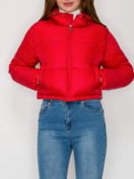 Snowy Winter Vibes Jacket RED