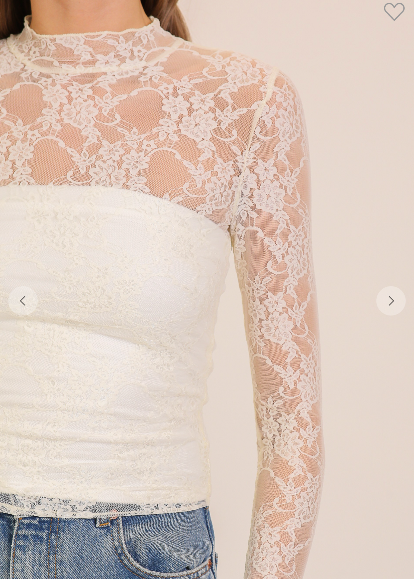 Talk To Me Mesh Top WHITE