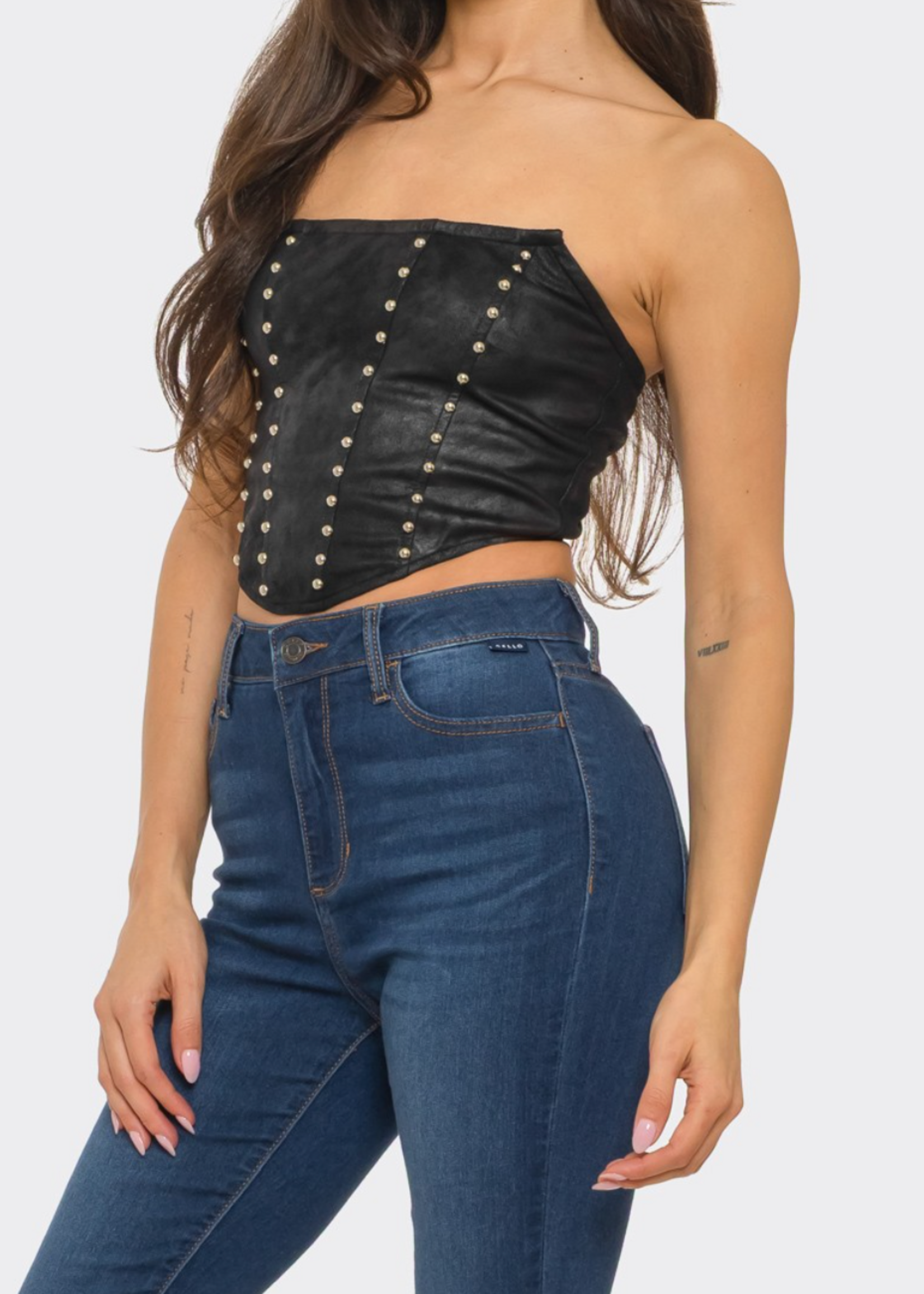 Studs All Over Me Top