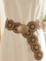 Ranch Rodeo Belt BROWN/GOLD