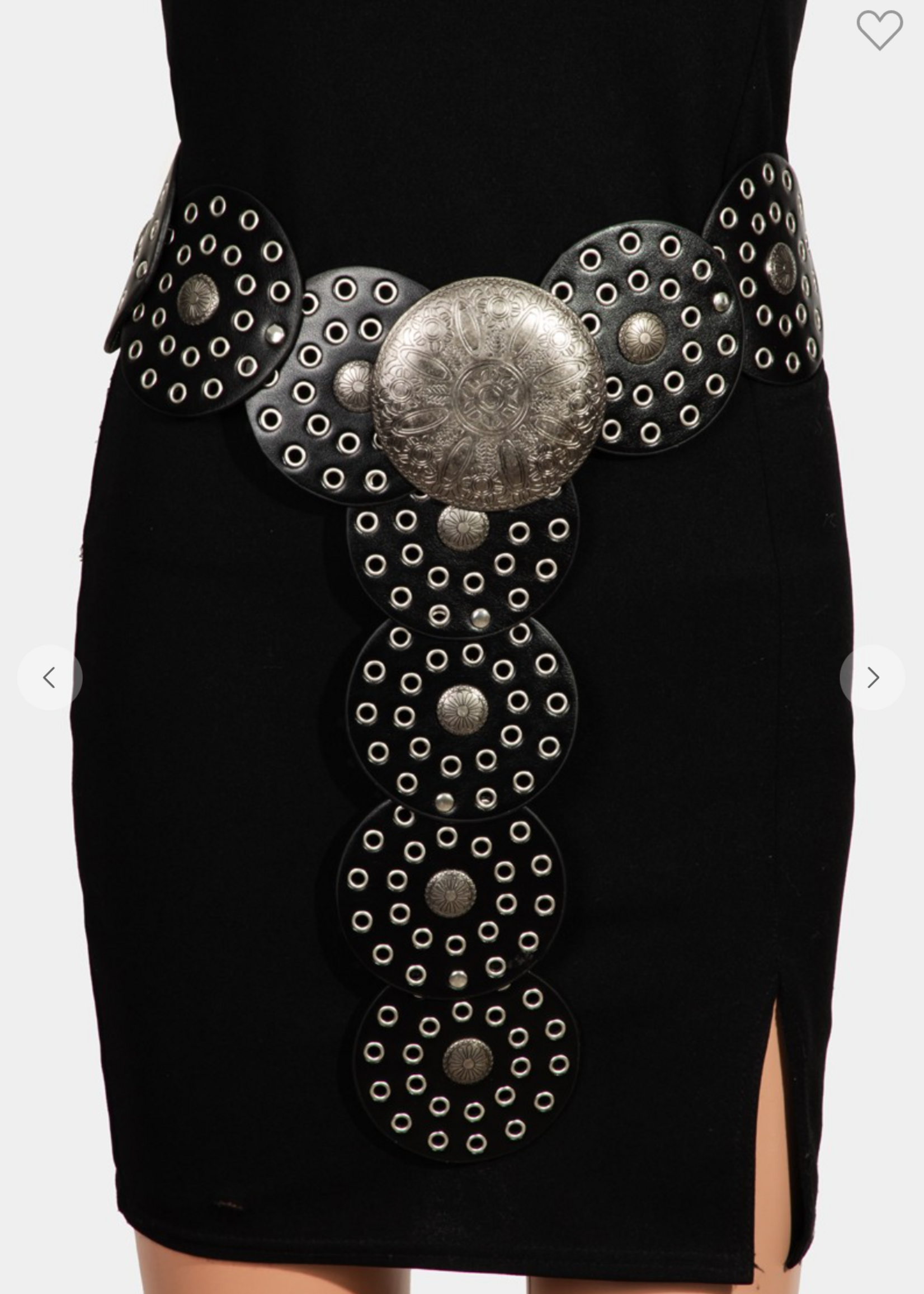 Choosing You Belt BLACK/SILVER