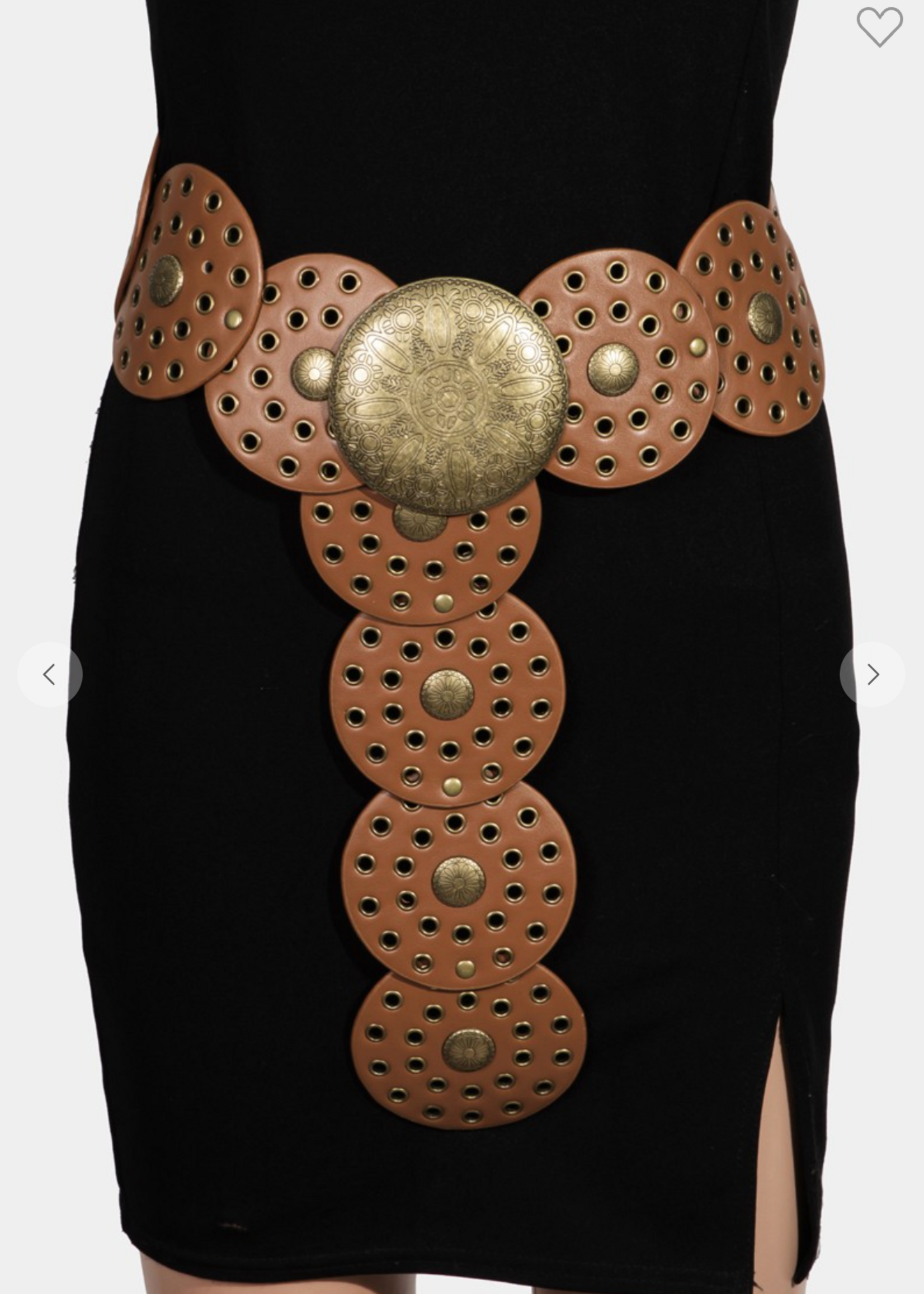 Choosing You Belt BROWN/GOLD