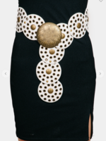 Choosing You Belt WHITE/GOLD