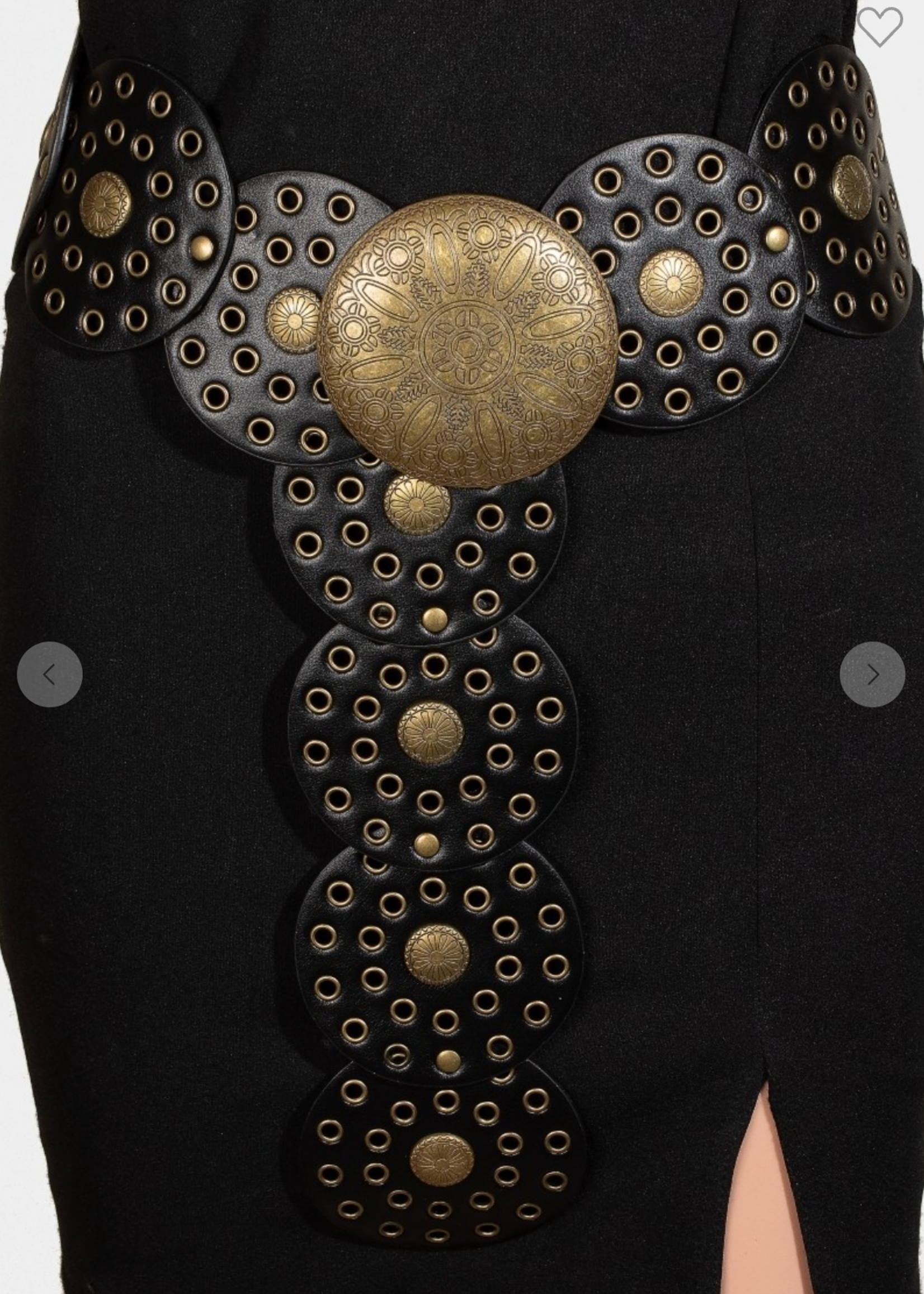 Choosing You Belt GOLD/BLACK