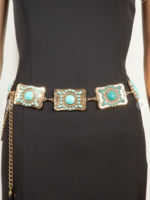 Here For The Western Vibes Chain Belt GOLD