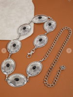 Going In Circles Chain Belt BLACK