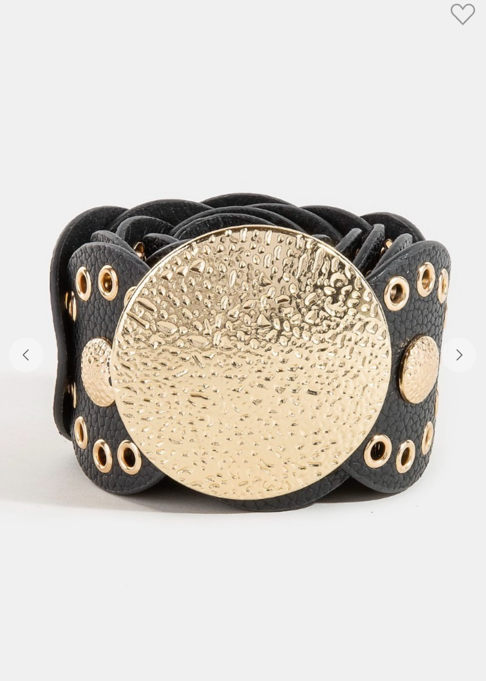 Must Be Vaquera Belt BLACK/GOLD