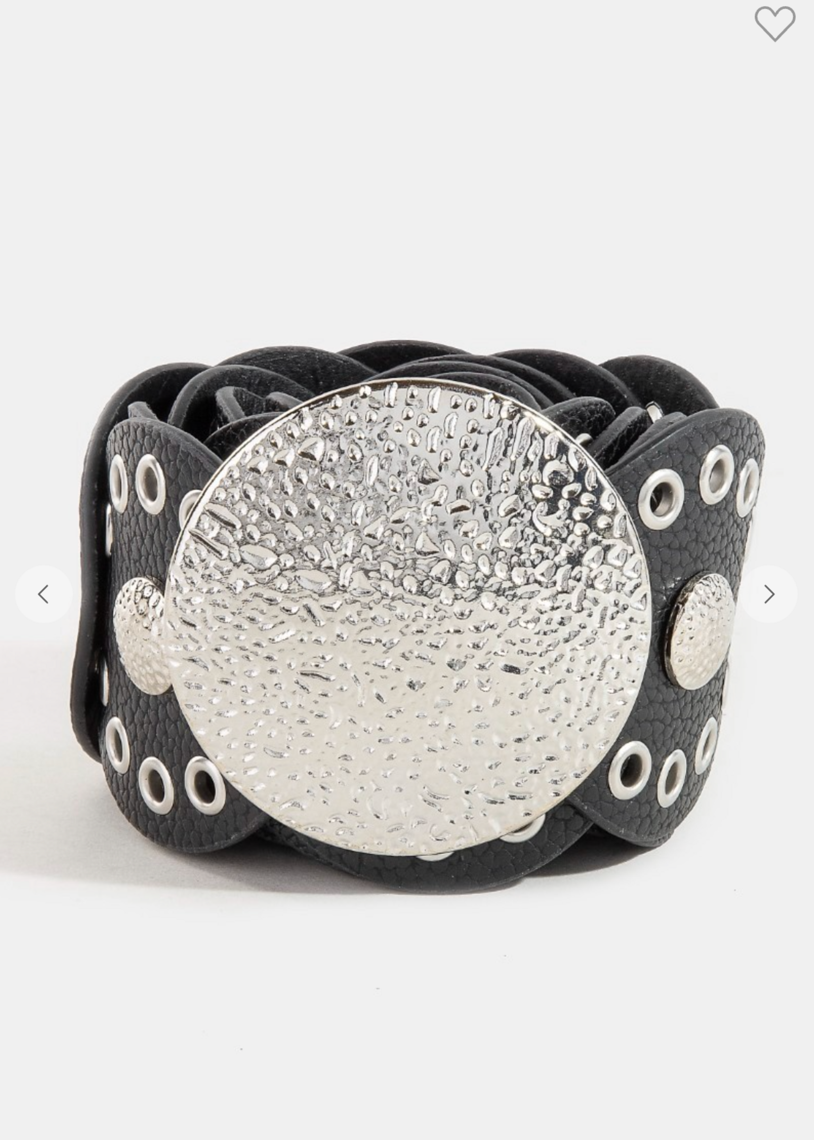 Must Be Vaquera Belt BLACK/SILVER