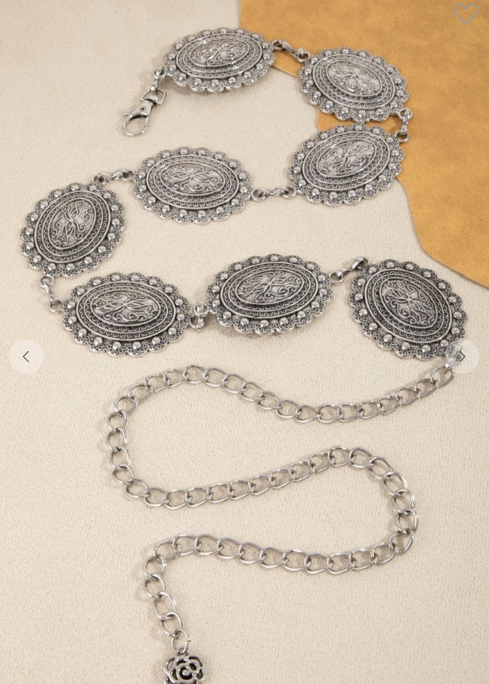 Completed Look Chain Belt SILVER