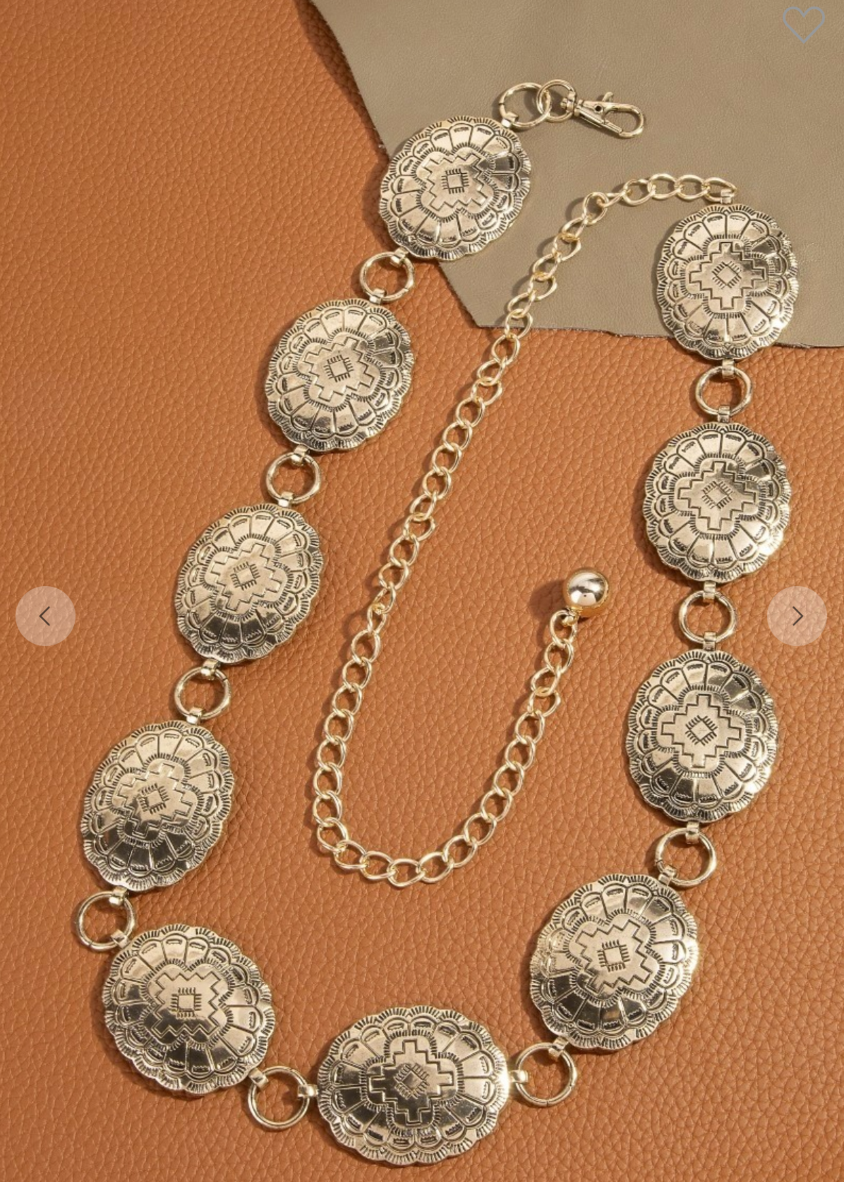 Feeling The Vibes Chain Belt GOLD