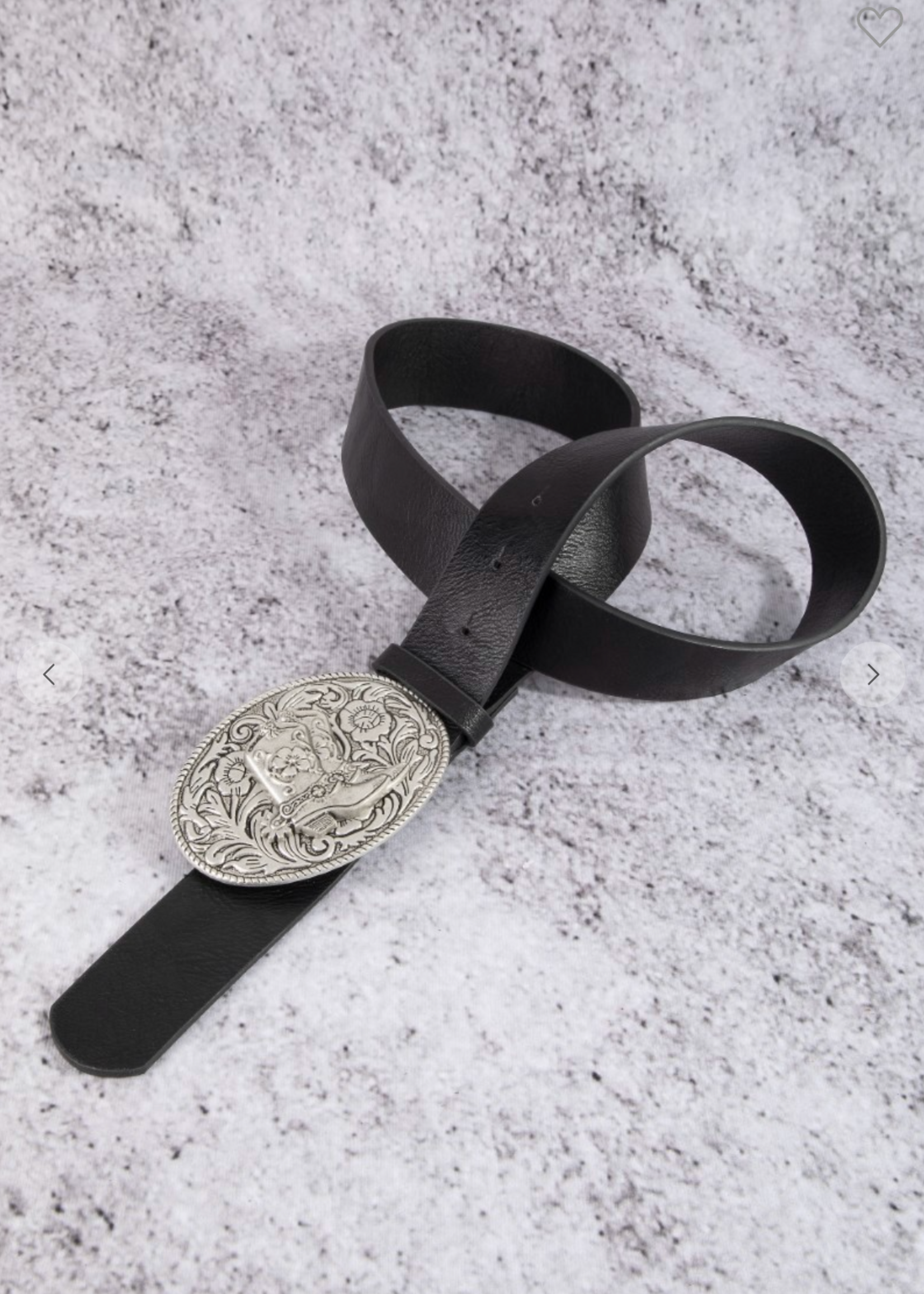 West Is The Best Belt BLACK