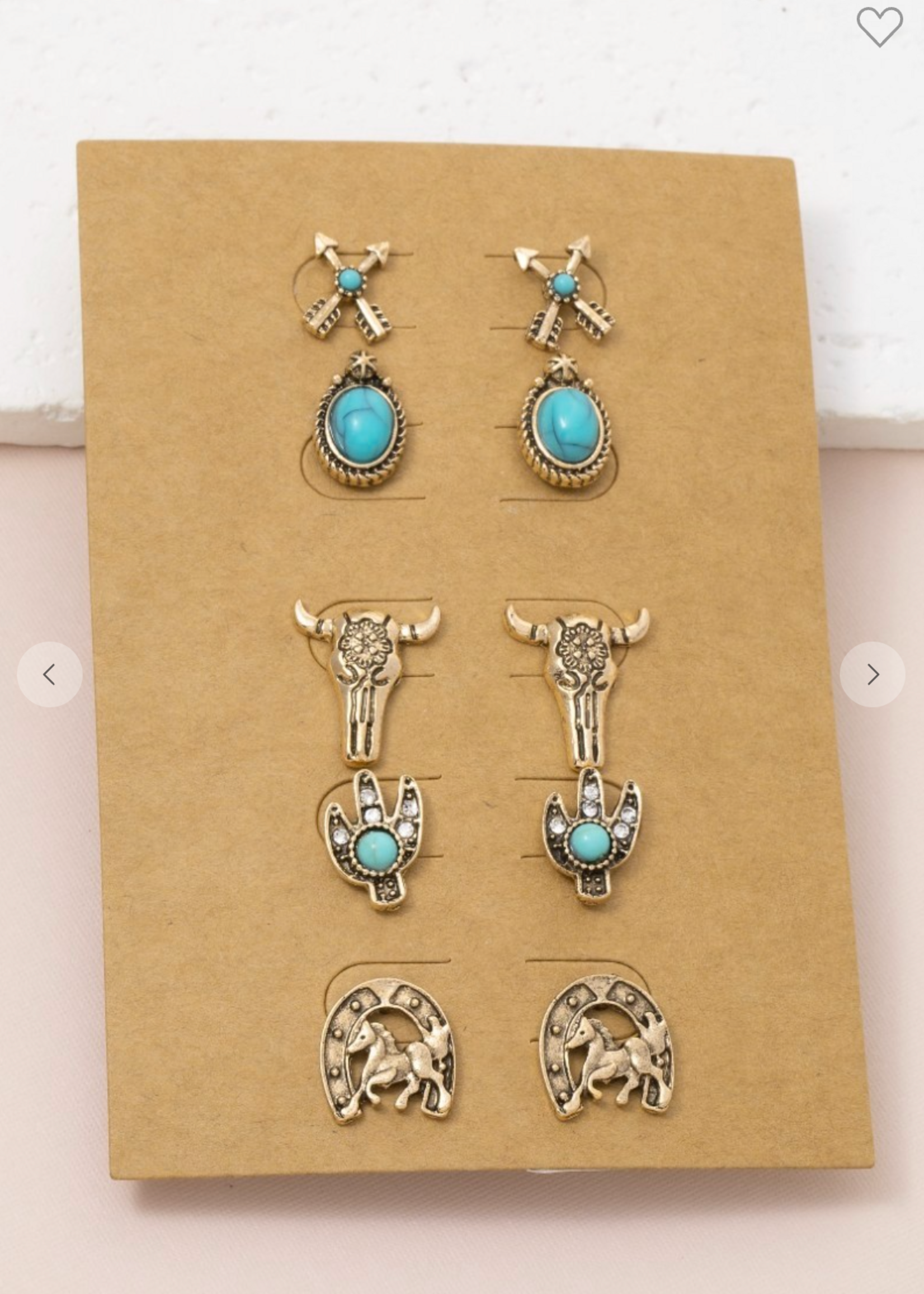 Anything Western Earrings GOLD