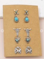 Anything Western Earrings SILVER