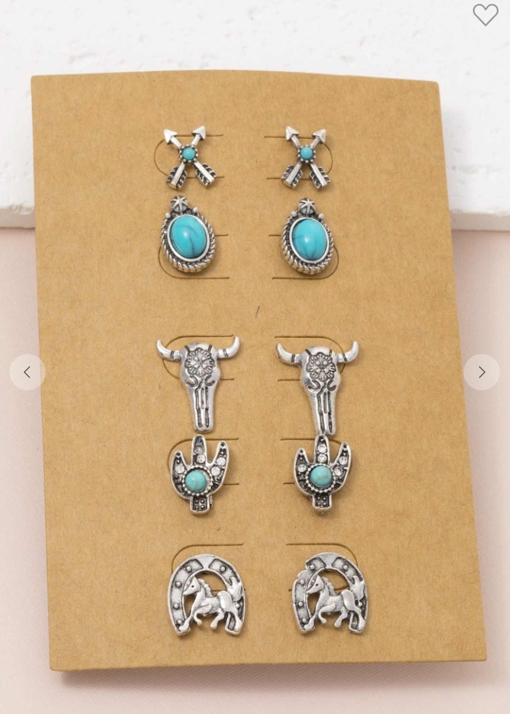 Anything Western Earrings SILVER