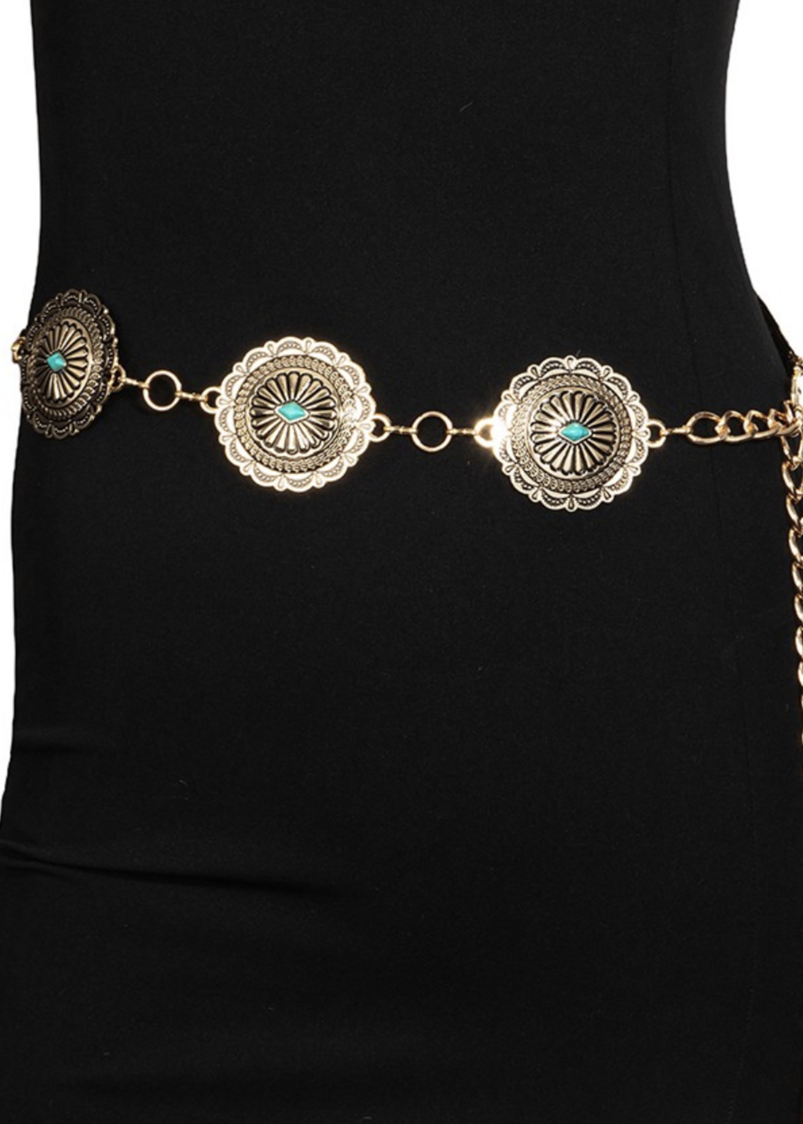 True Icon Chain Belt GOLD