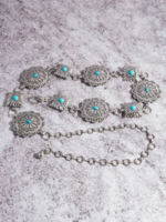 Wear My Anywhere Chain Belt TURQUOISE