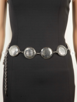 Give Me It All Chain Belt  SILVER