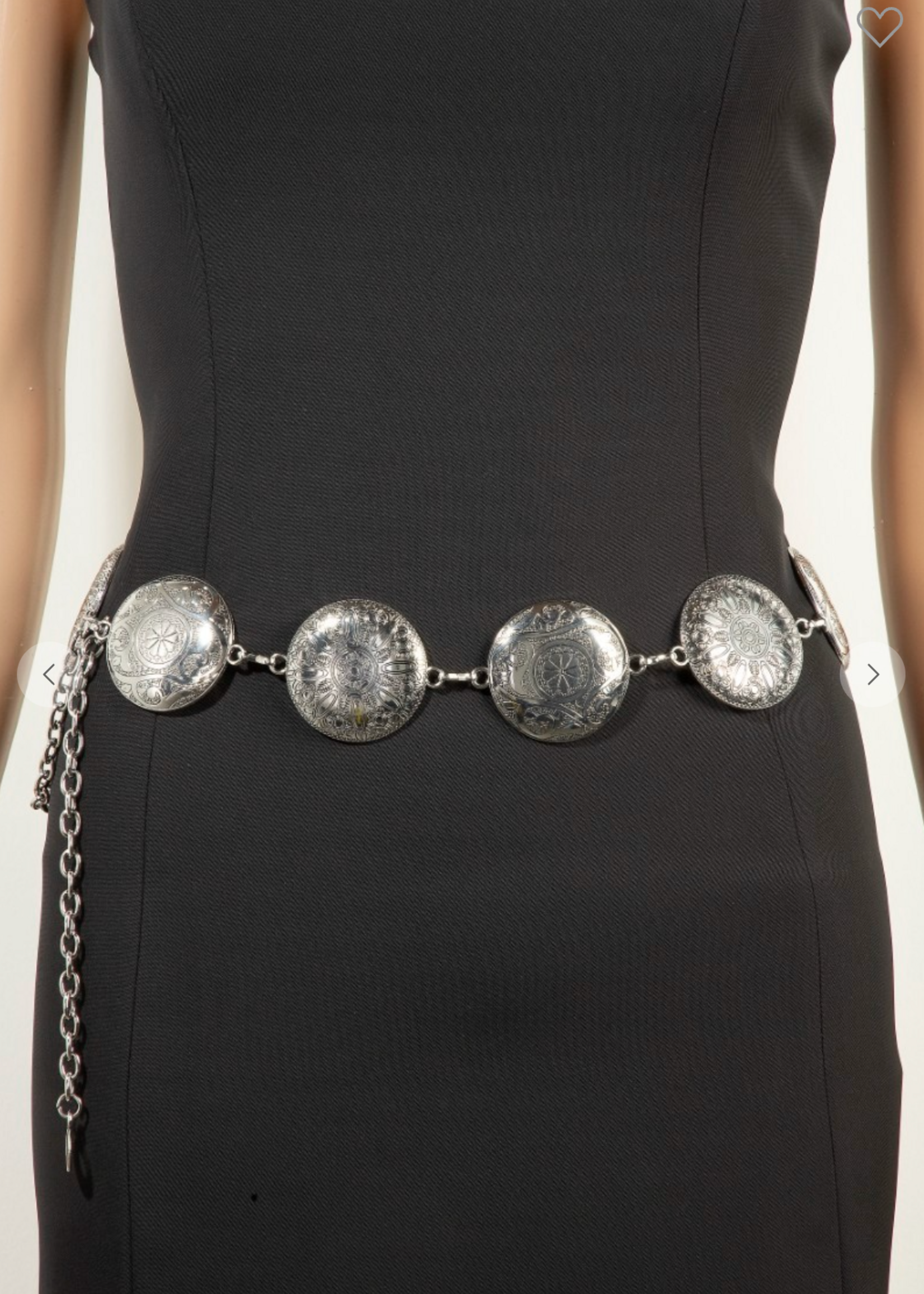 Give Me It All Chain Belt  SILVER