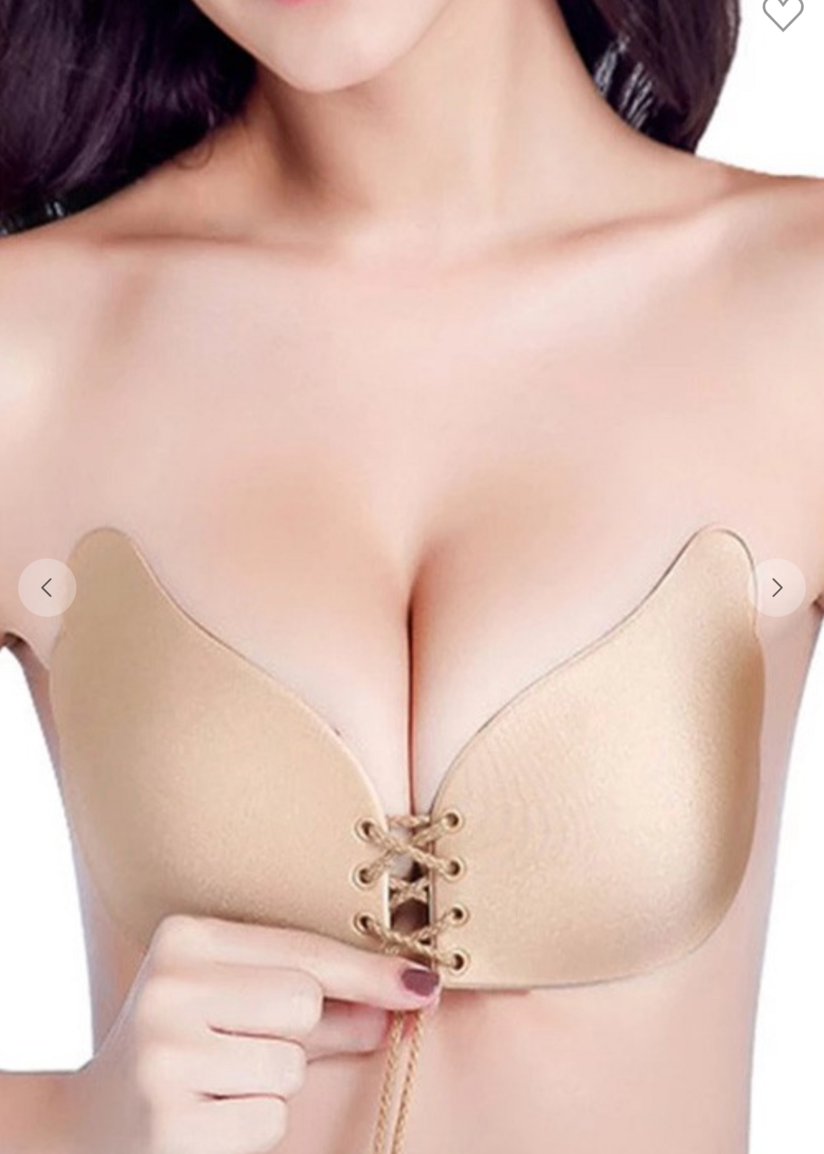 Lace Up Adhesive Bra *FINAL SALE*