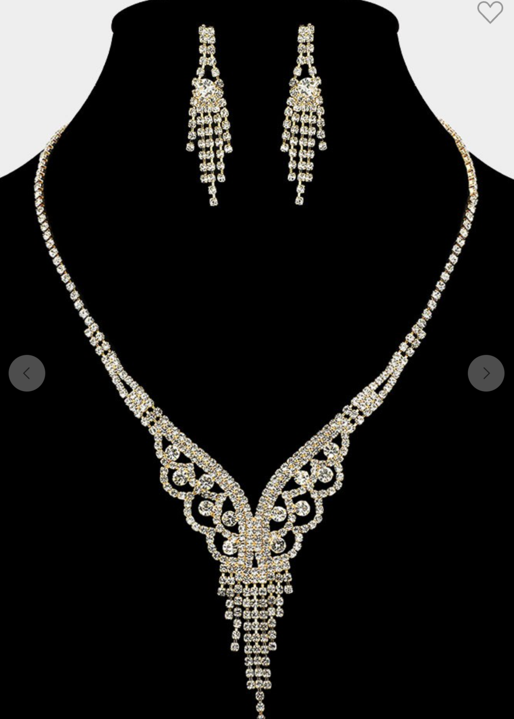Dripping Down Necklace Set