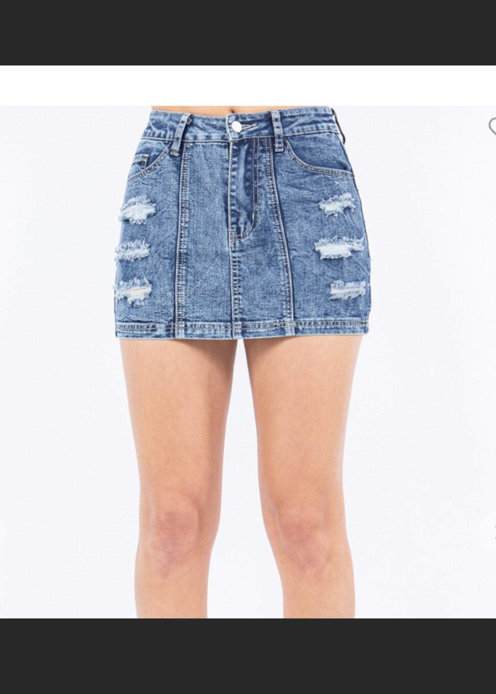 Day Time Adventures Denim Skirt