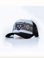 Shima White/Black A-Frame Hat