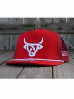 Rope Hat Flat Red
