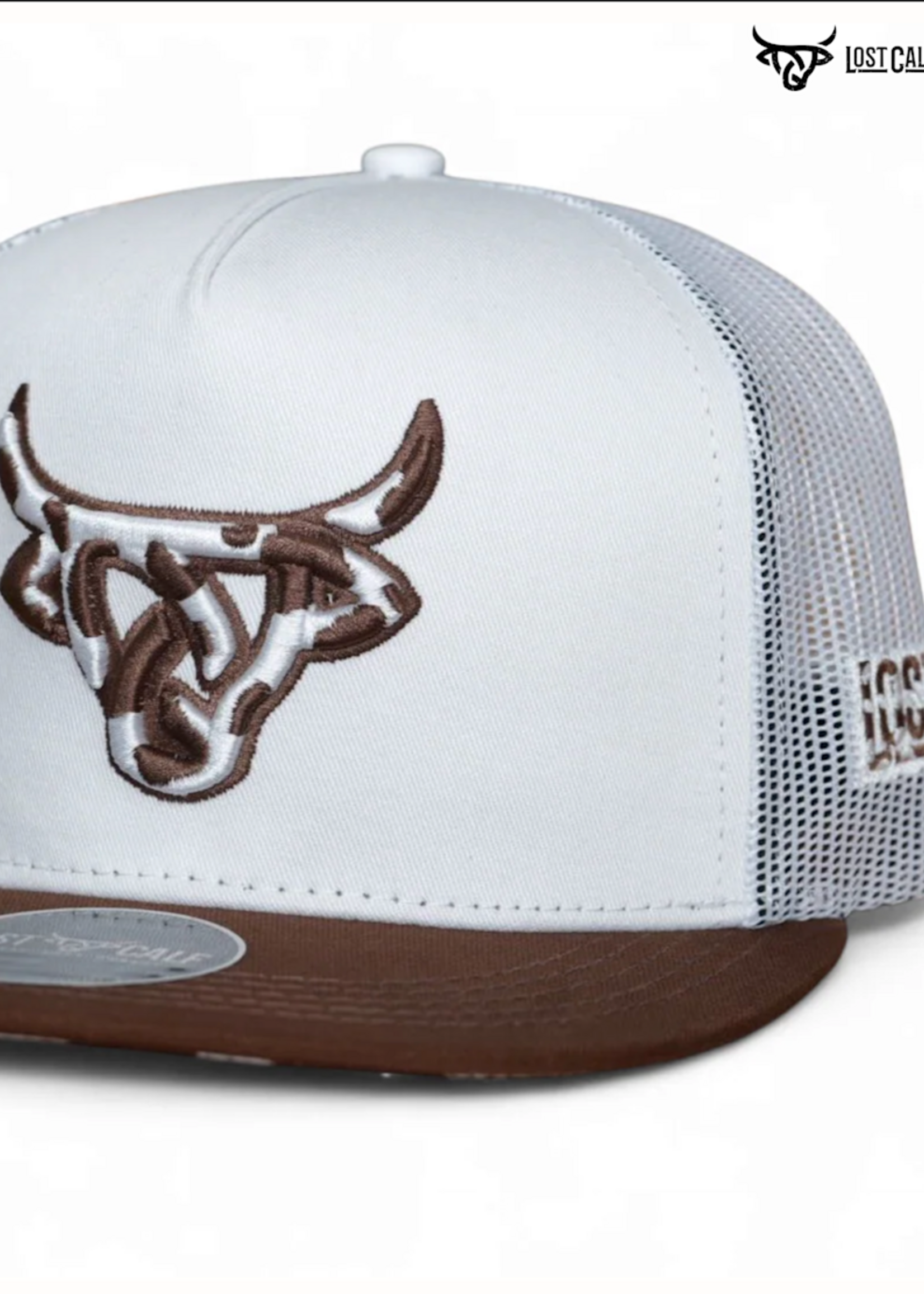 Cowhide White/Brown