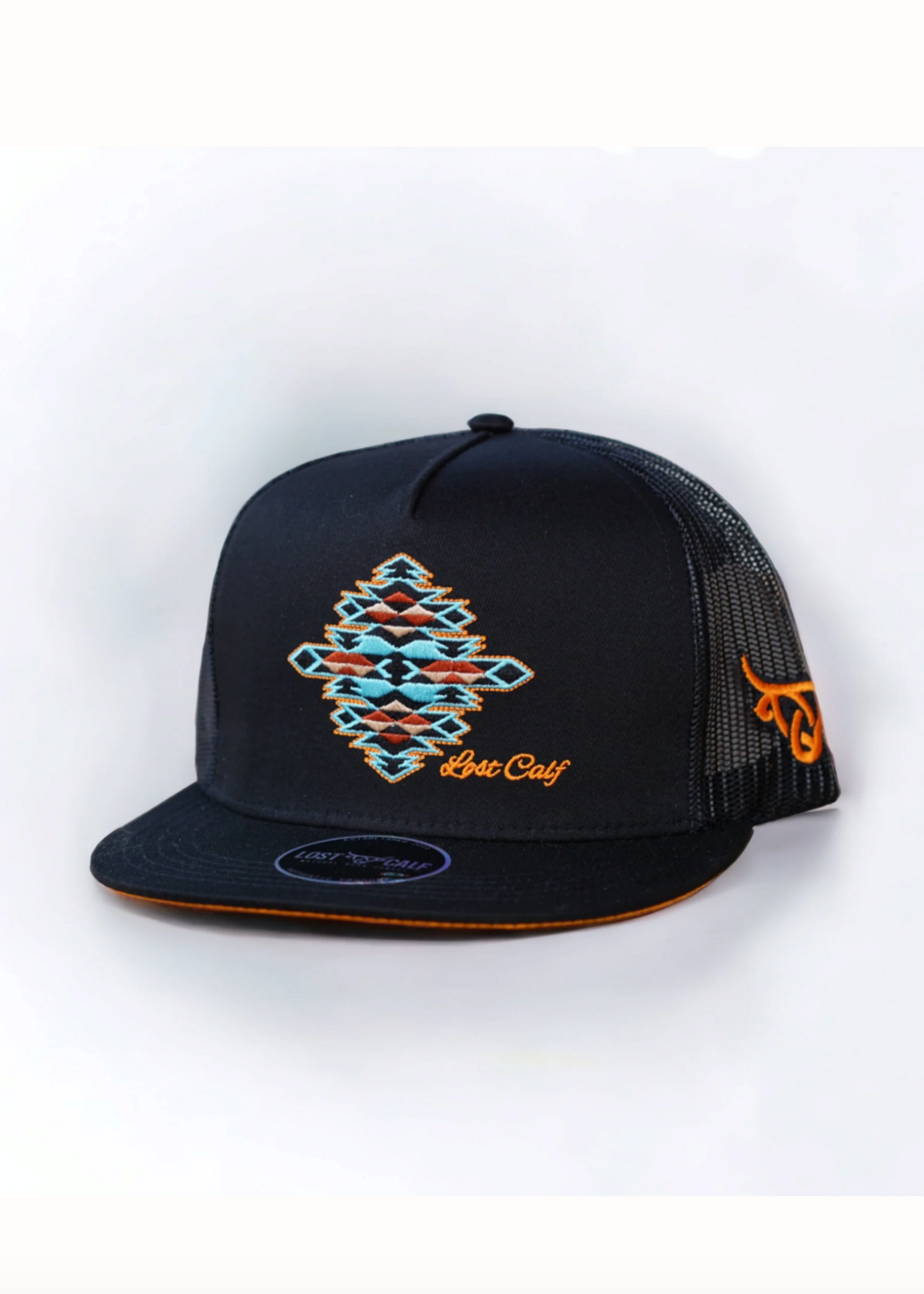 Gem Black Flat Hat