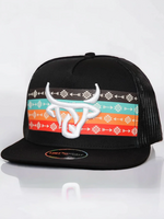 Lost Calf Arrow Flat Bill Trucker Hat