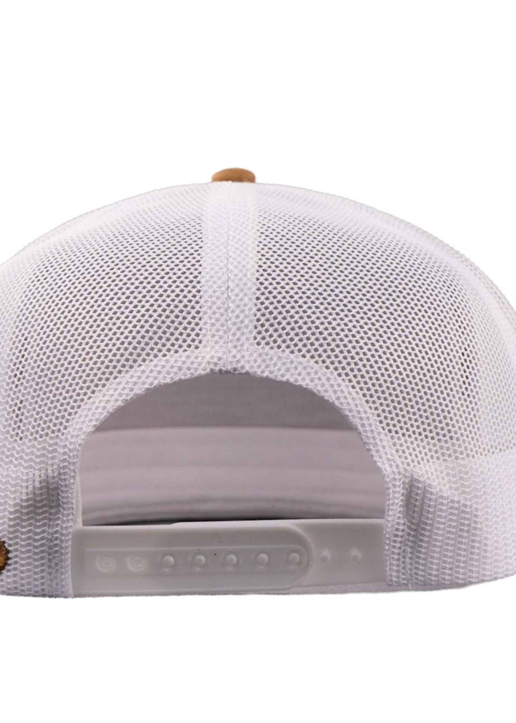 Lazy J Ranch Coyote Brown & White Dust Storm Classic Rope Trucker Hat