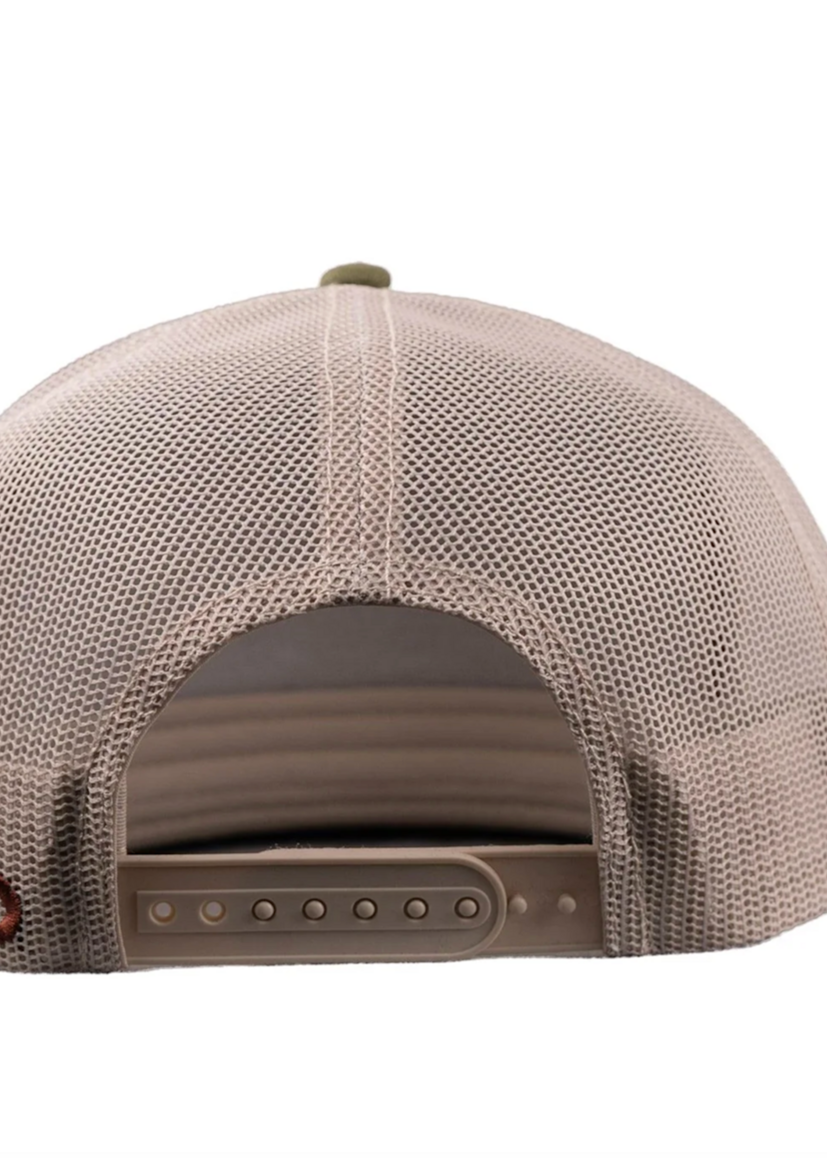 Lazy J Ranch Olive & White Brewster Classic Rope Trucker Hat