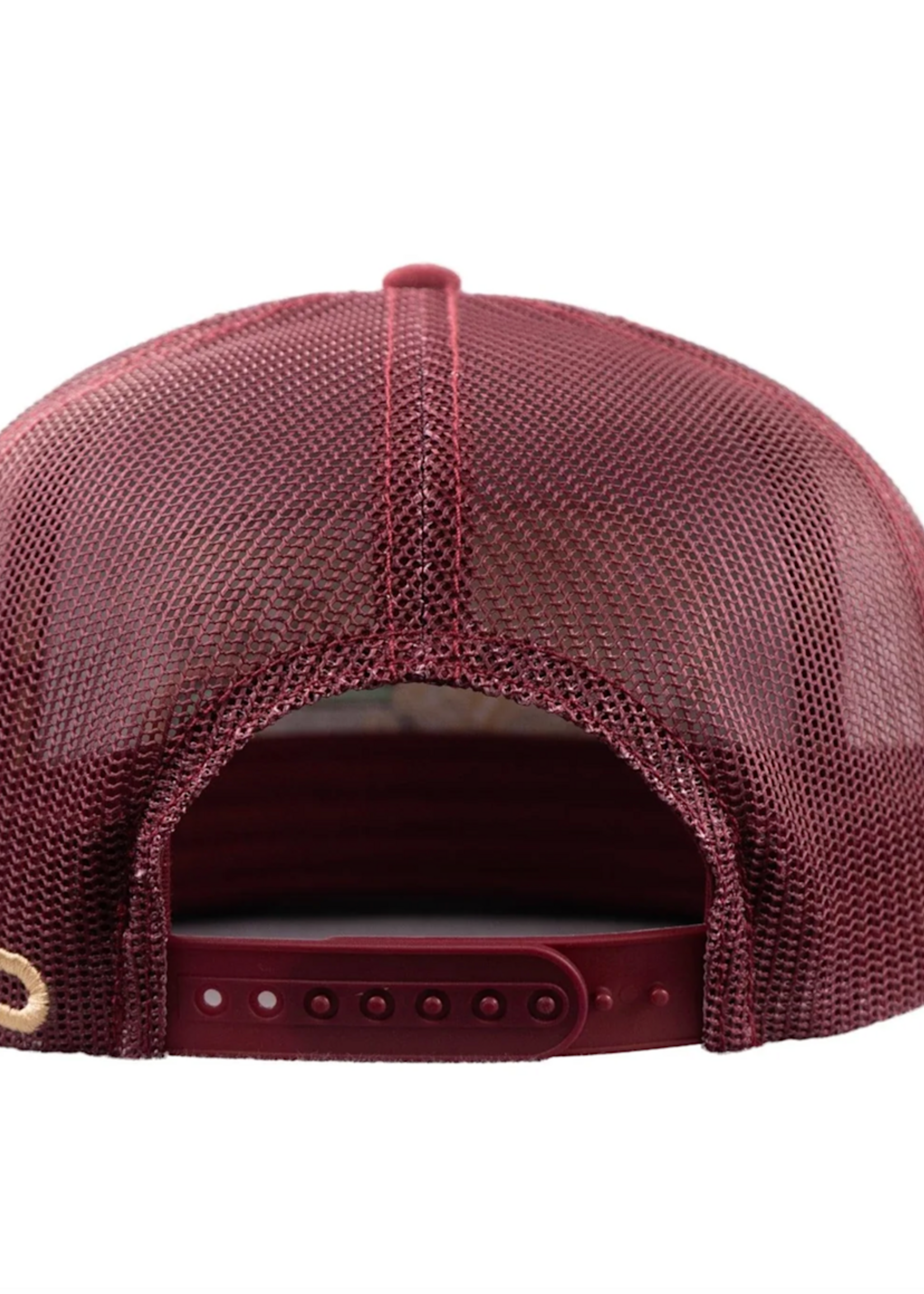 Lazy J Ranch Maroon Redford Classic Rope Trucker Hat