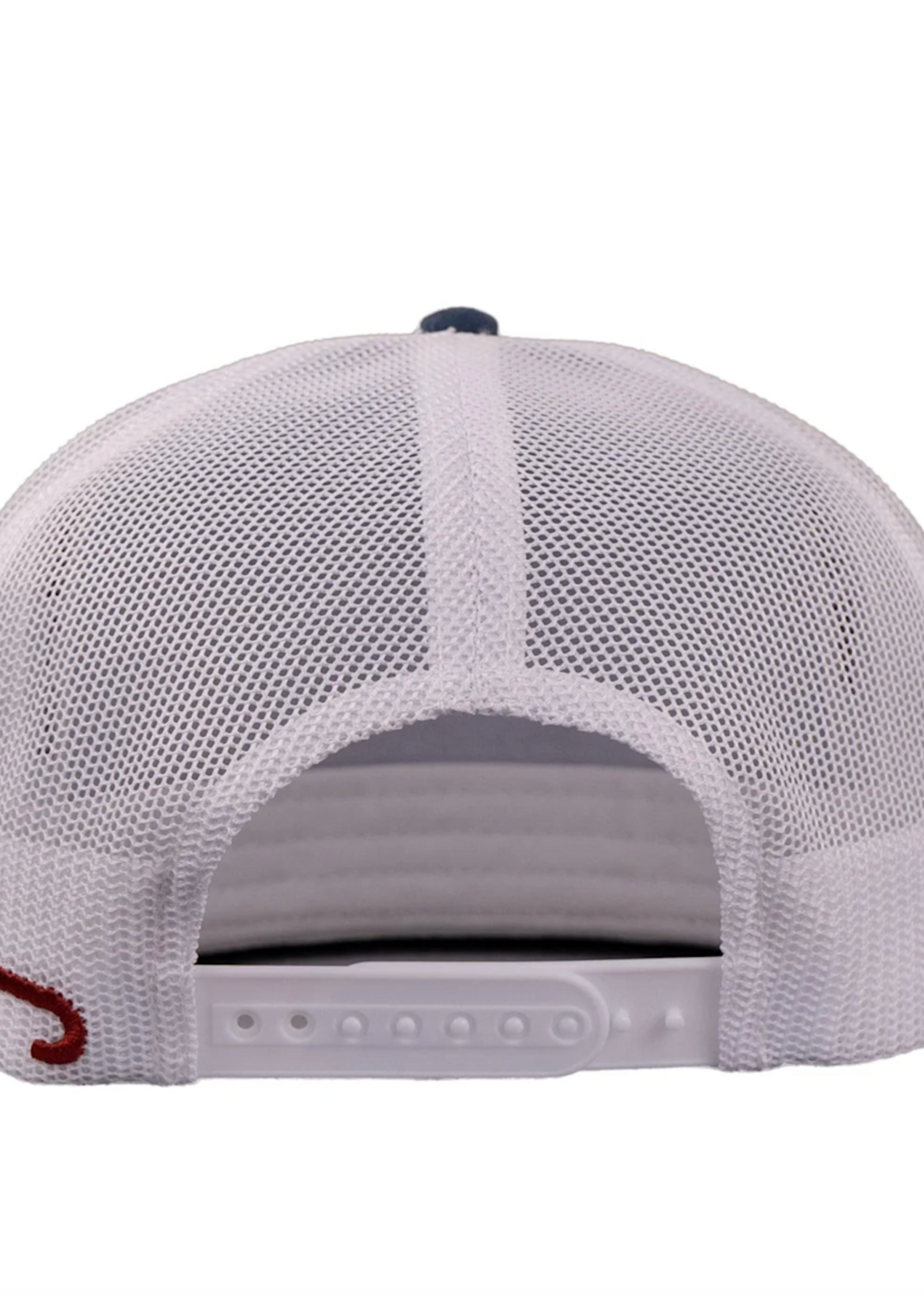 Lazy J Ranch Royal Blue & White Texas Rust Classic Rope Trucker Hat