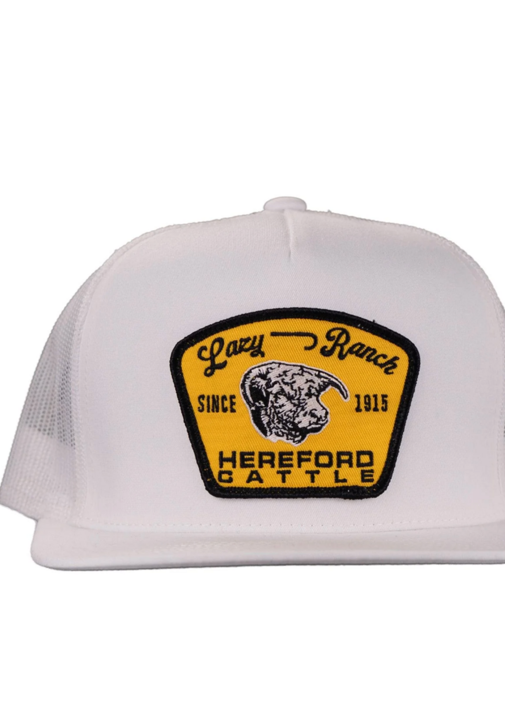 Lazy J Ranch White Gold Hot Shot Classic Five Panel Trucker Hat