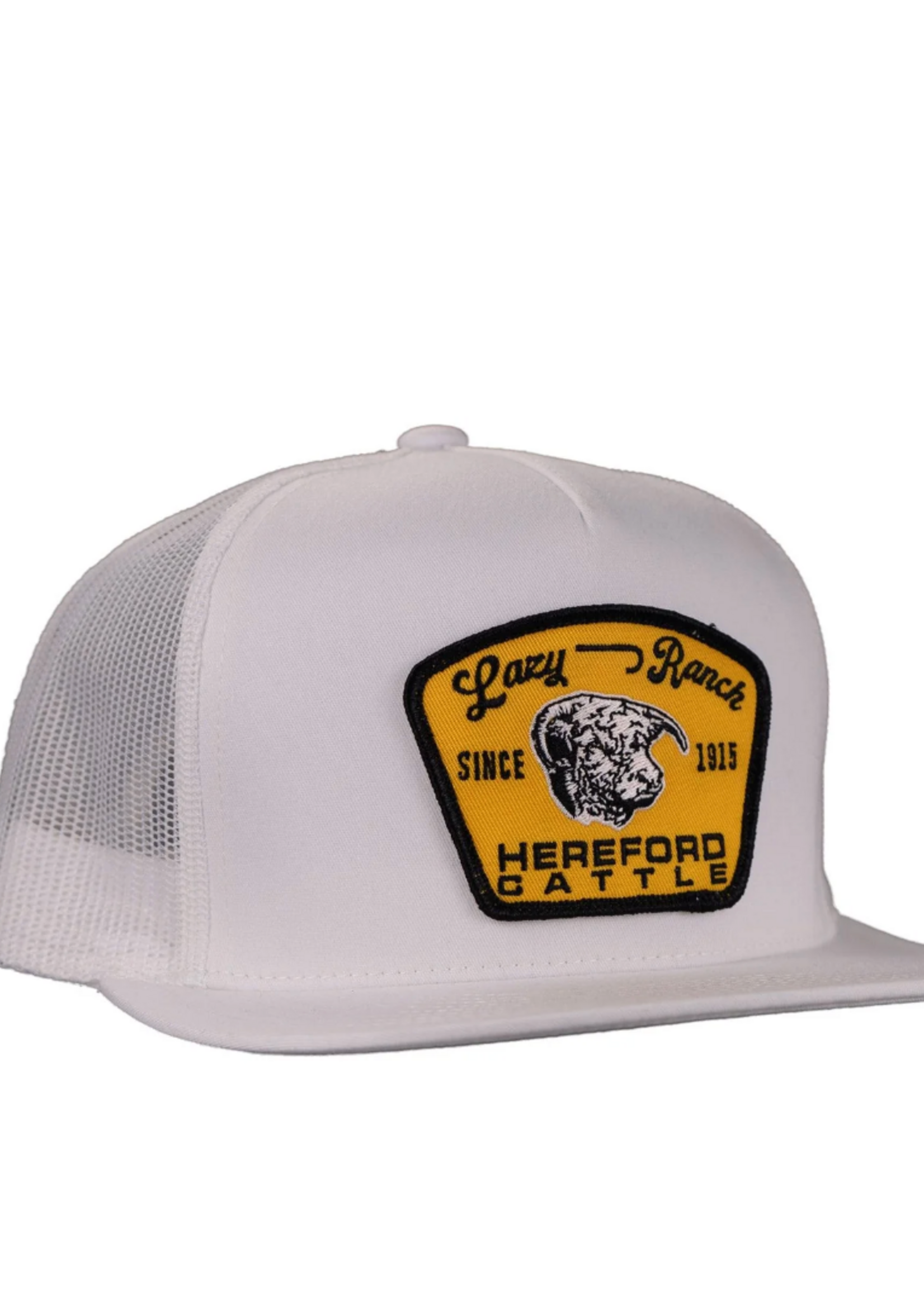 Lazy J Ranch White Gold Hot Shot Classic Five Panel Trucker Hat