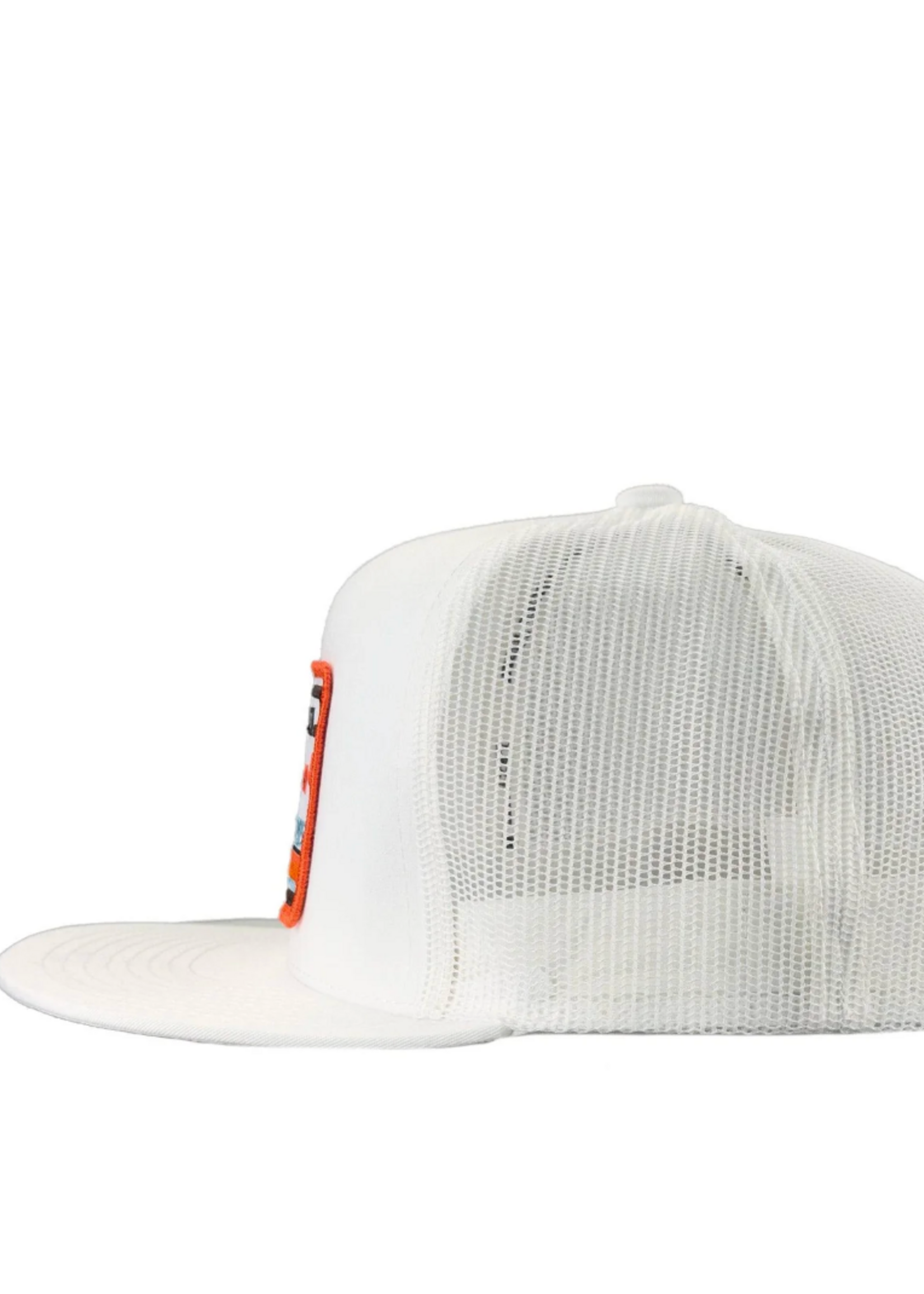 Lazy J Ranch White Rio Grande Classic Five Panel Trucker Hat