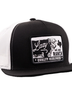 Lazy J Ranch Black & White Legado Classic Five Panel Trucker Hat