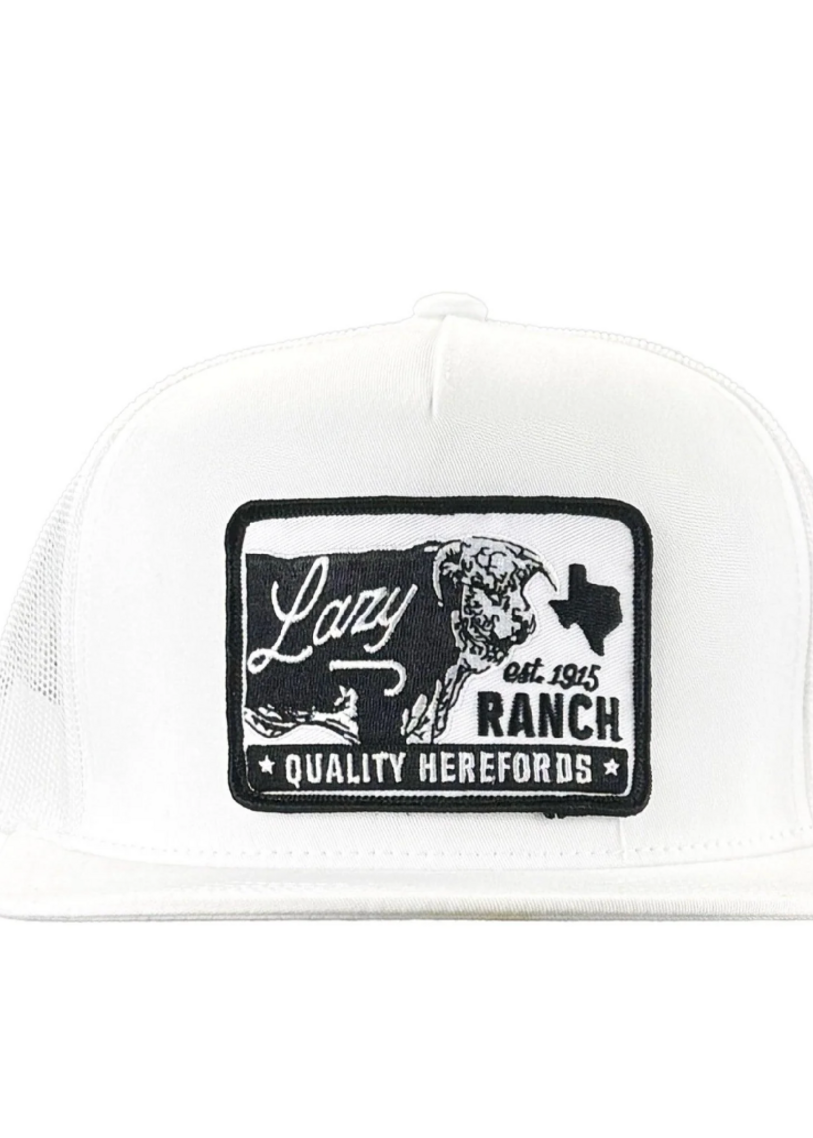 Lazy J Ranch White Legado Classic Five Panel Trucker Hat