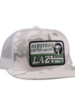 Lazy J Ranch White Camouflage Shafter Classic Five Panel Trucker Hat