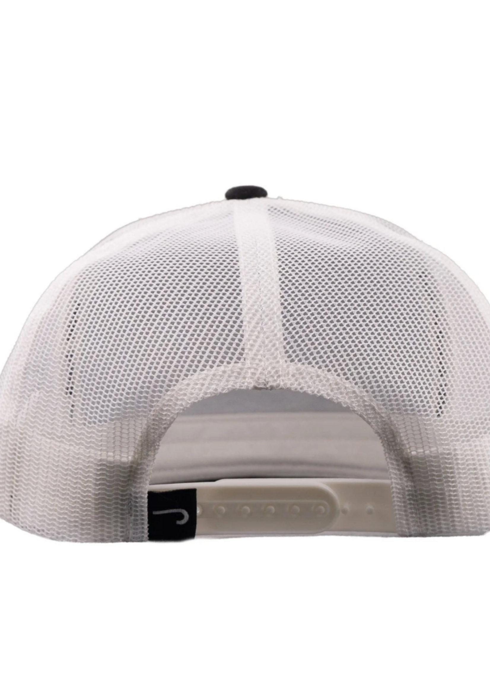 Lazy J Ranch Black & White Shafter Classic Five Panel Trucker Hat
