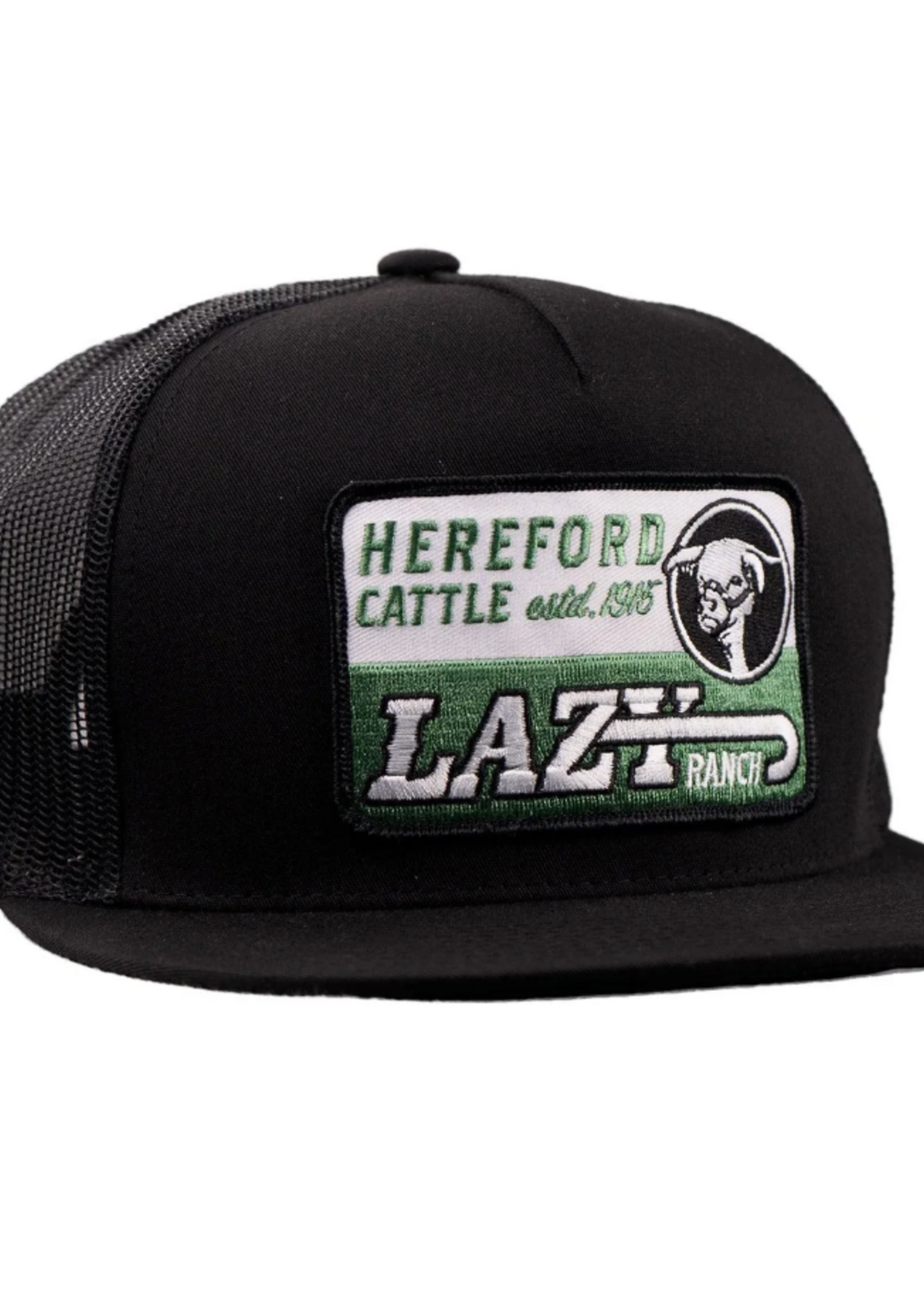 Lazy J Ranch Black Shafter Classic Five Panel Trucker Hat